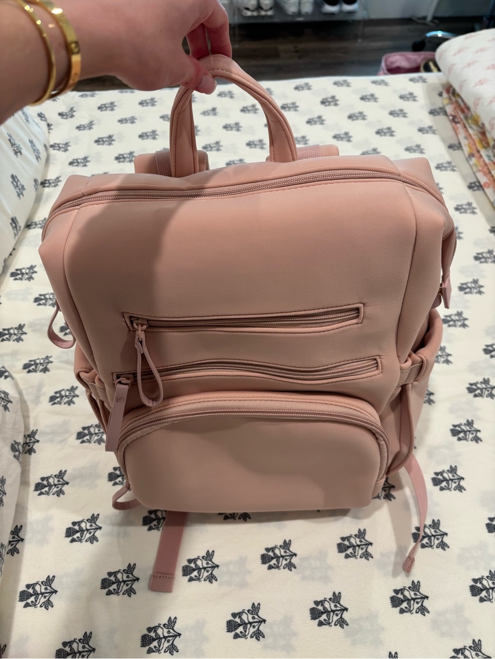 Cloud Island Pink Diaper Bag